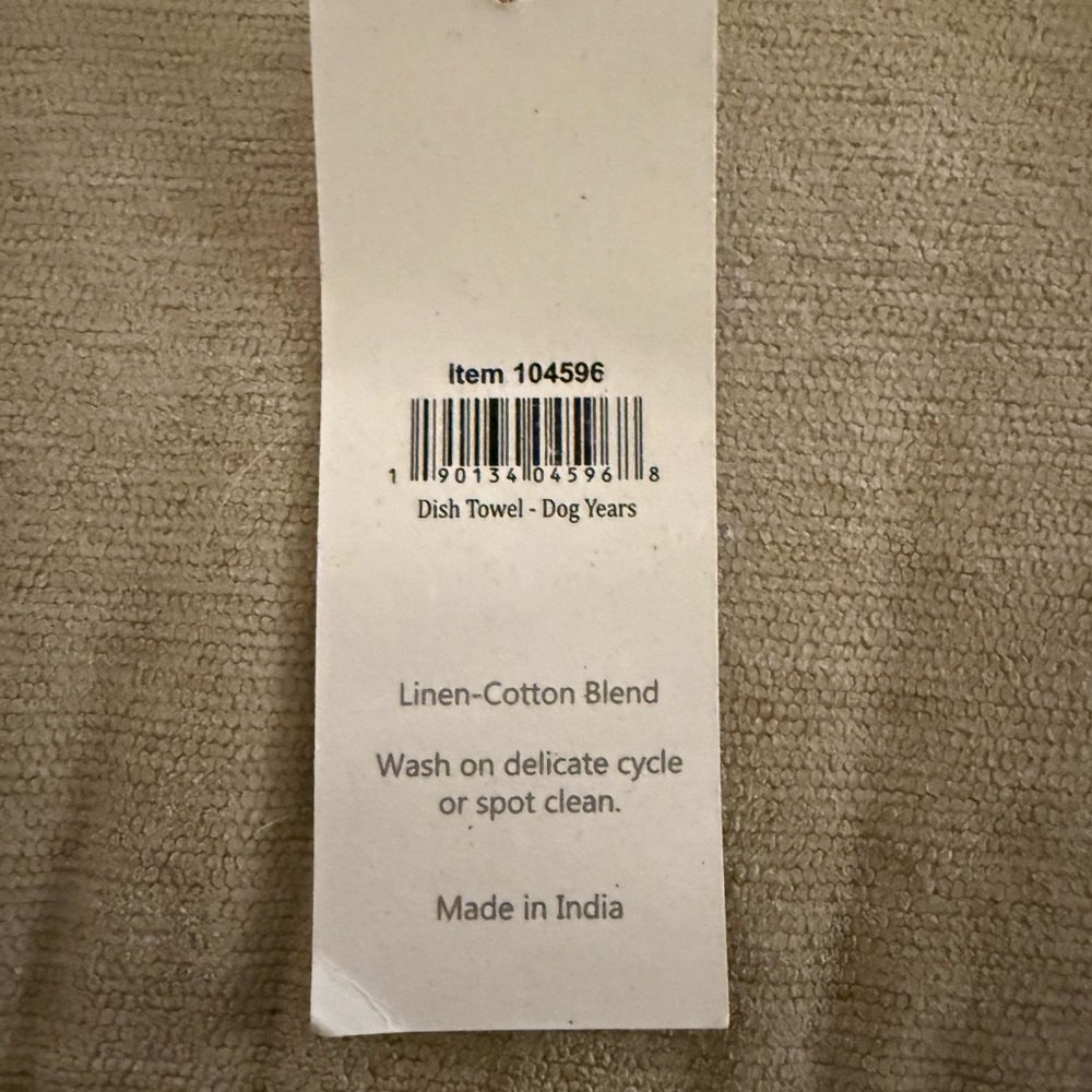 Primitive by Kathy Dish Towels- Dog Years - Picture 4 of 5